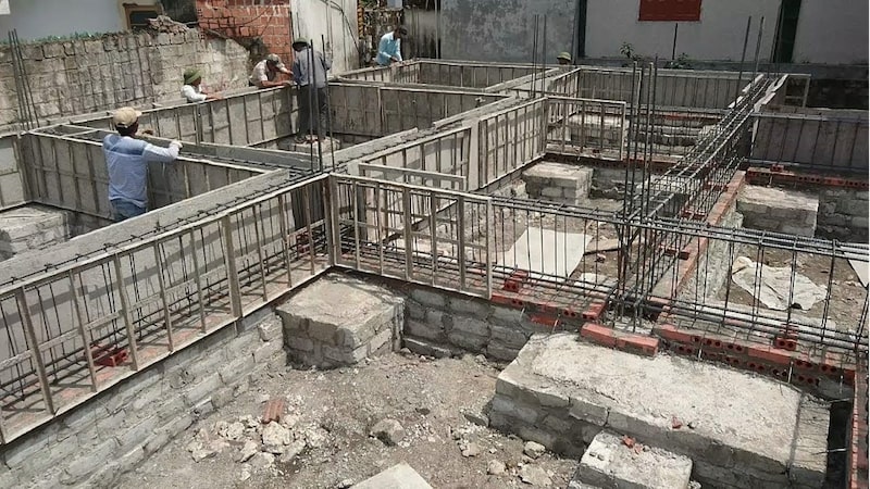 Cốt thép trong sàn bê tông